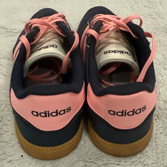 Adidas Women's Breaknet Sleek Sneakers - Shadow Navy/Pink Spark - Size 10 - Picture 3 of 6